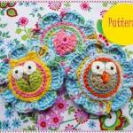 Lovely Flowers With Owls C..